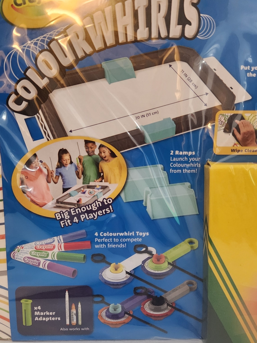 Crayola ColourWhirls Arena Spinner Playset, ages 6+, new/sealed - Picture 5 of 7